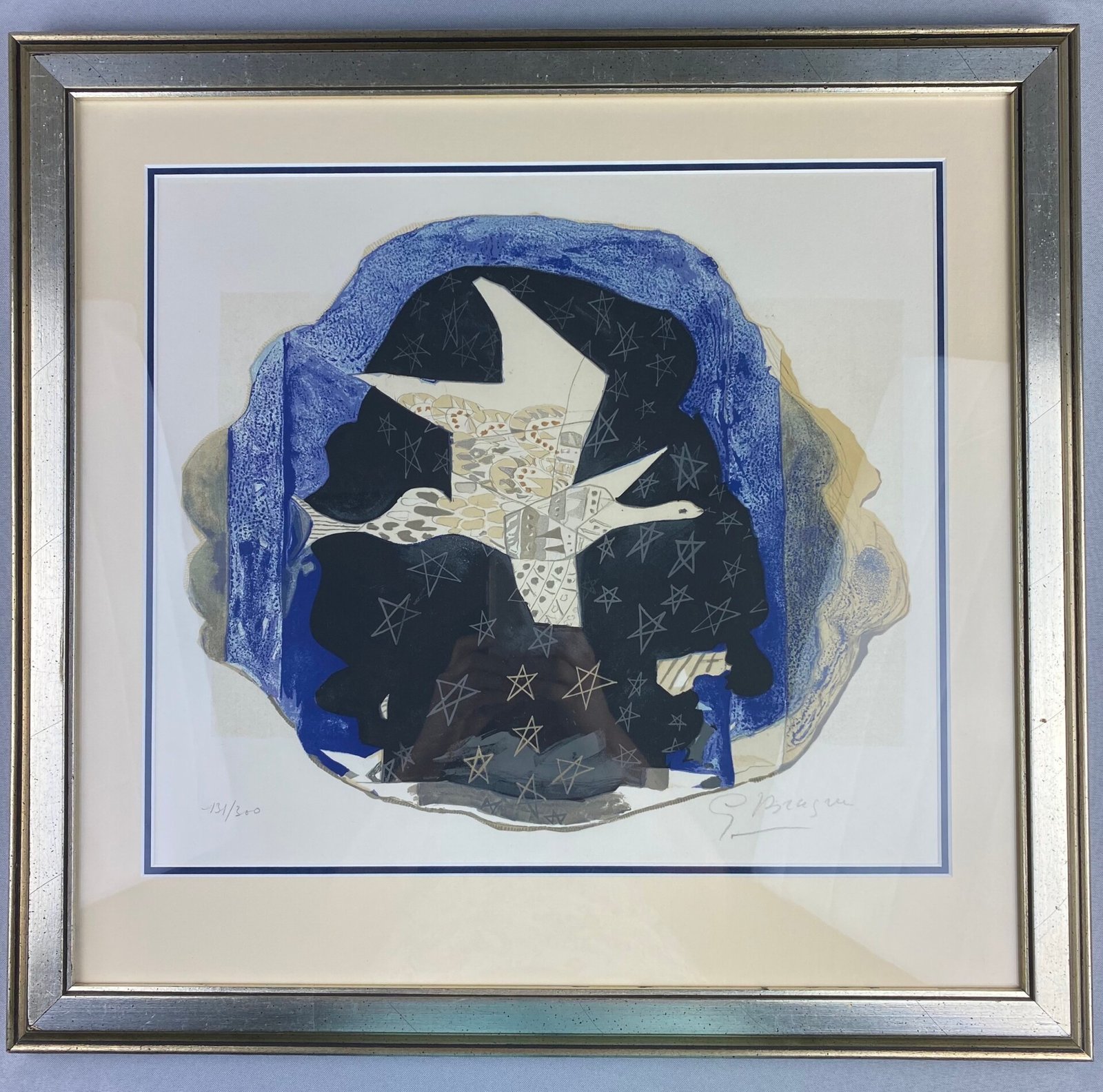 A lithograph by Cubist Georges Braque.