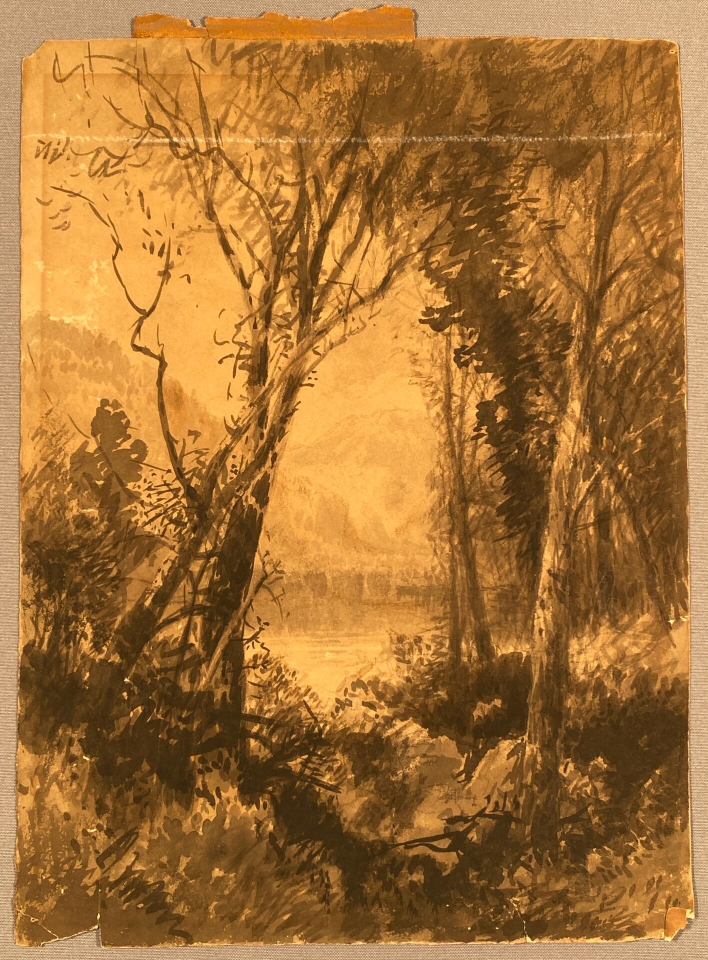 Watercolor painting by William Hart.